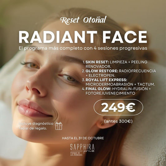 RADIANT FACE PROGRAM – Programa Completo de 4 Sesiones